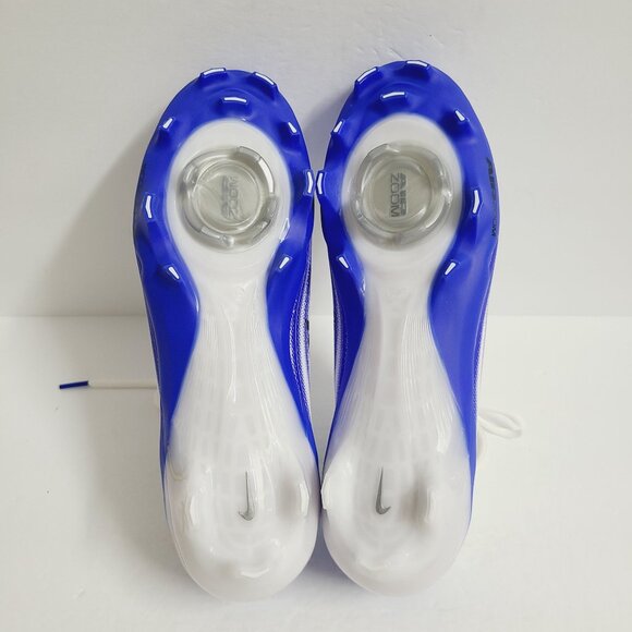 NEW Nike Air Zoom Vapor Pro 1 Football Cleats FB3298-101 Size 9 White Blue